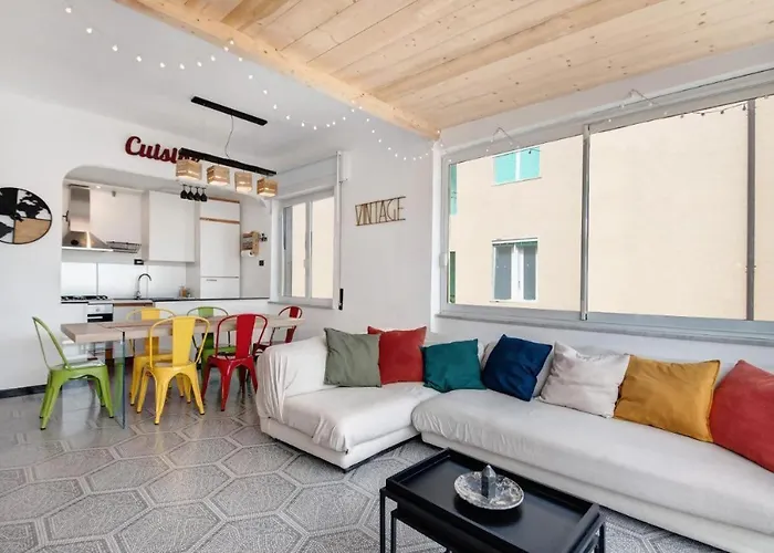 Attico In Centro Vista Mare Feriehus *